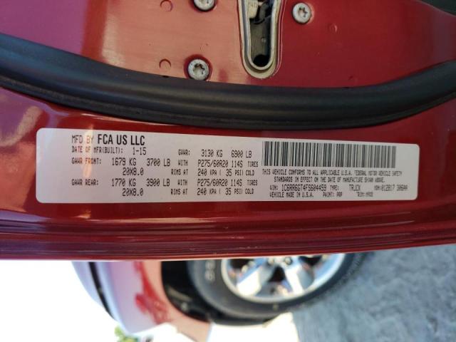 Photo 10 from auction – 2015 RAM 1500 SLT with VIN 1C6RR6GT4FS604459