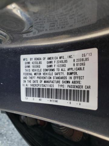 Photo 10 from auction – 2013 HONDA ACCORD LX with VIN 1HGCR2F37DA211620