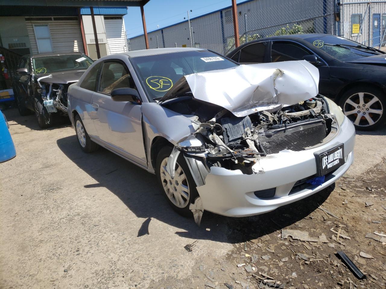 Photo 1 from auction – 2005 HONDA CIVIC LX with VIN 1HGEM22545L018832