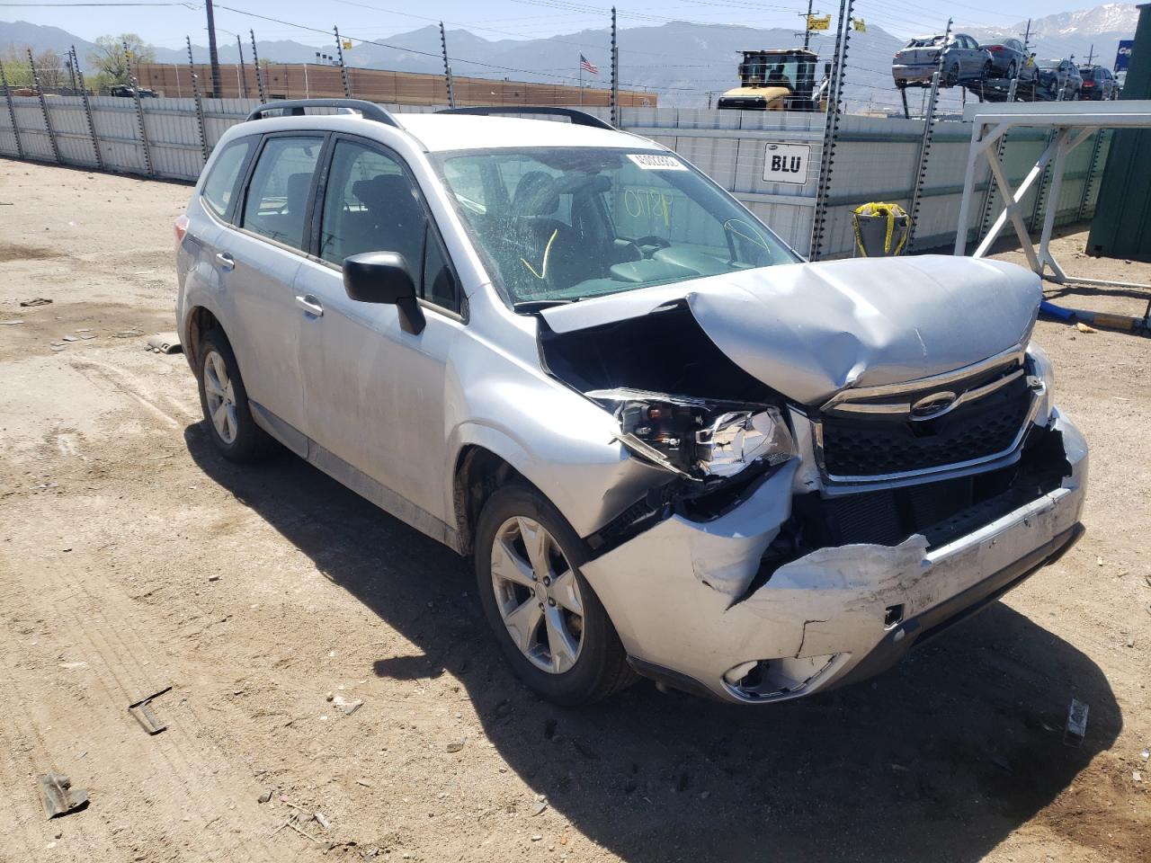 SUBARU FORESTER 2 2016 with VIN JF2SJABC6GH510806 - Photo from auction