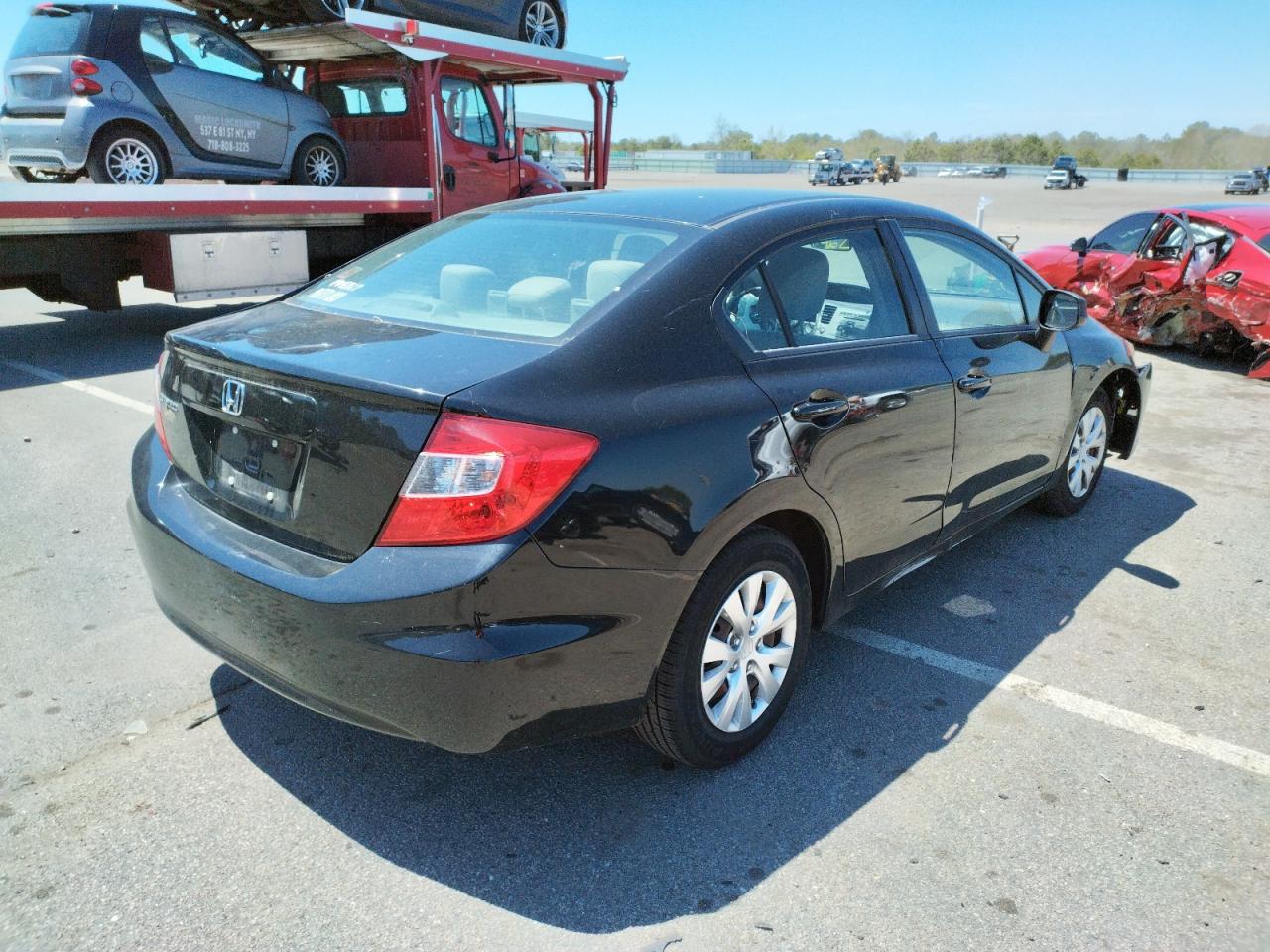 Photo 4 from auction – 2012 HONDA CIVIC LX with VIN 19XFB2F58CE374385