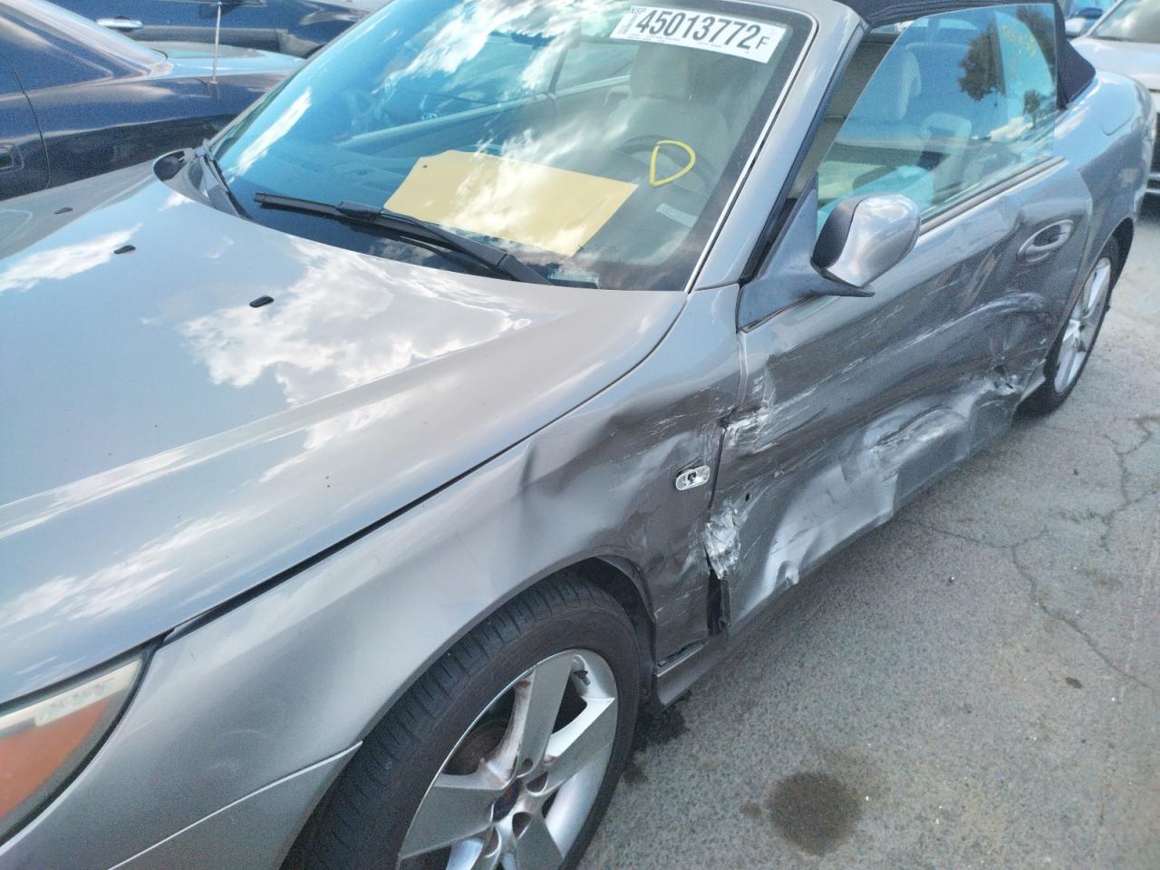 Photo 9 from auction – 2008 SAAB 9-3 2.0T with VIN YS3FB79Y486005032
