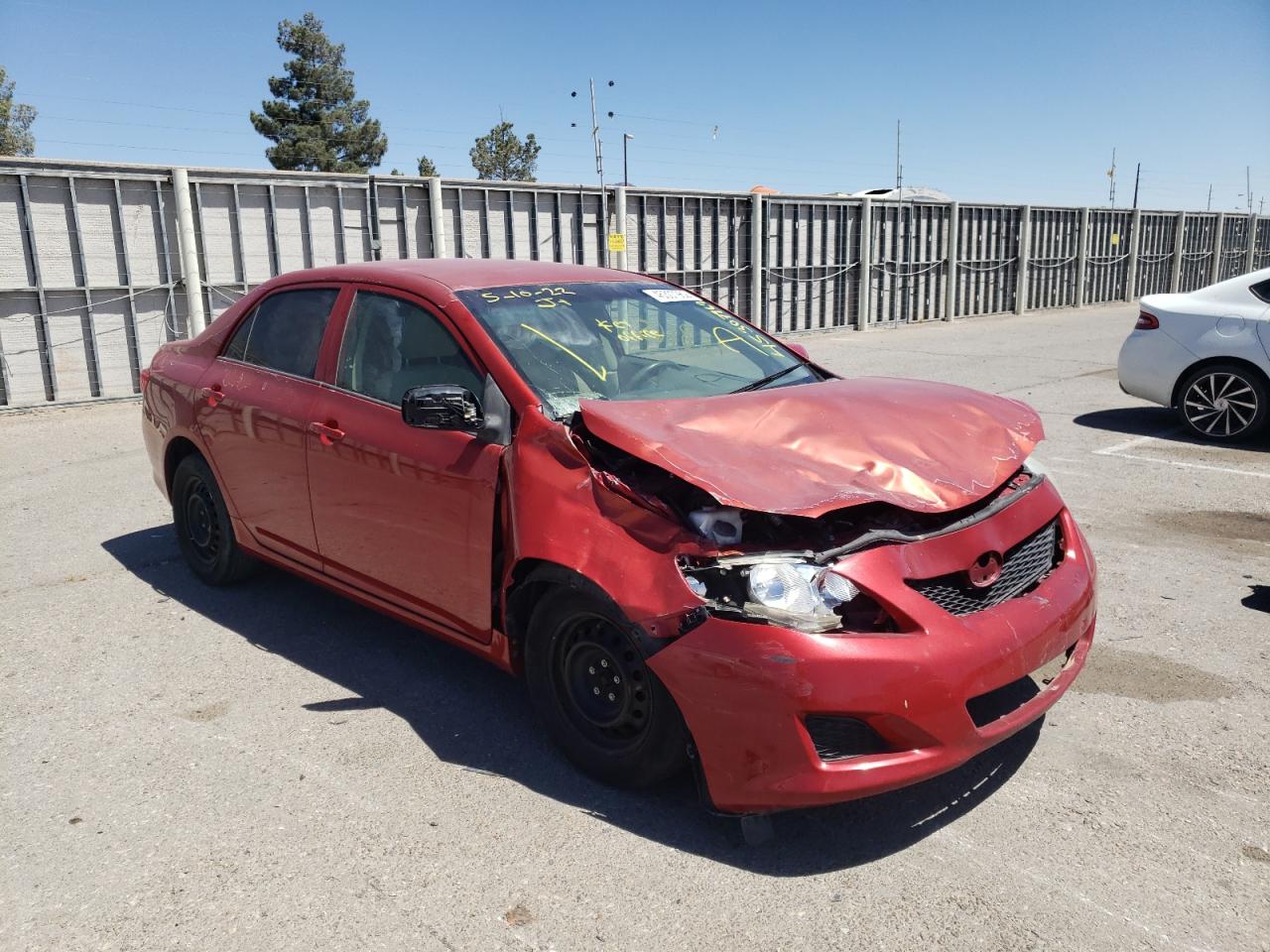 TOYOTA COROLLA 2009 with VIN JTDBL40E799092235 - Photo from auction