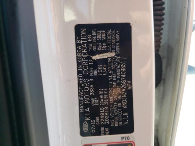 Photo 10 from auction – 2016 KIA SOUL with VIN KNDJN2A26G7409851