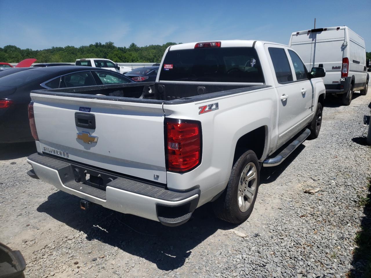 Photo 4 from auction – 2017 CHEVROLET SILVERADO with VIN 3GCUKREC6HG119648