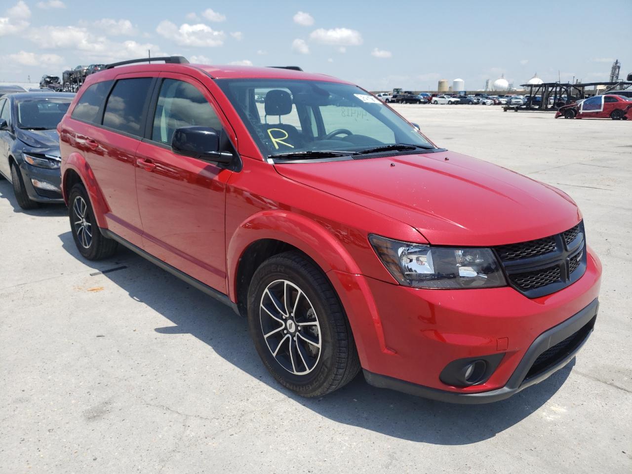 DODGE JOURNEY SE 2019 with VIN 3C4PDCBB2KT758835 - Photo from auction