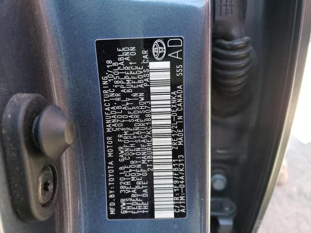 Photo 10 from auction – 2019 TOYOTA COROLLA L with VIN 2T1BURHE7KC188073