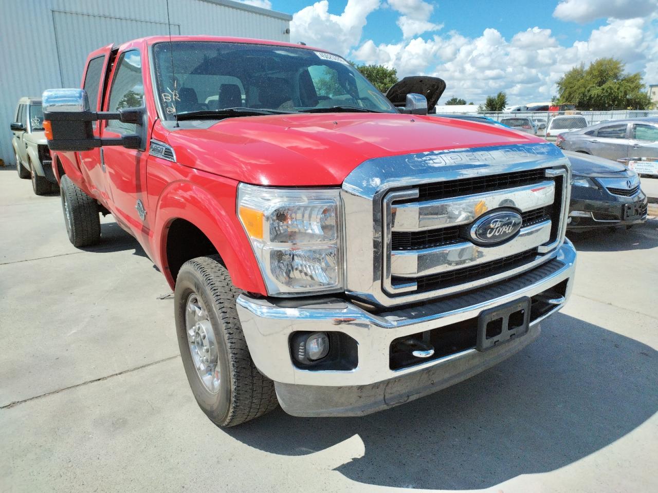 FORD F250 SUPER 2012 with VIN 1FT7W2BT2CEB92917 - Photo from auction
