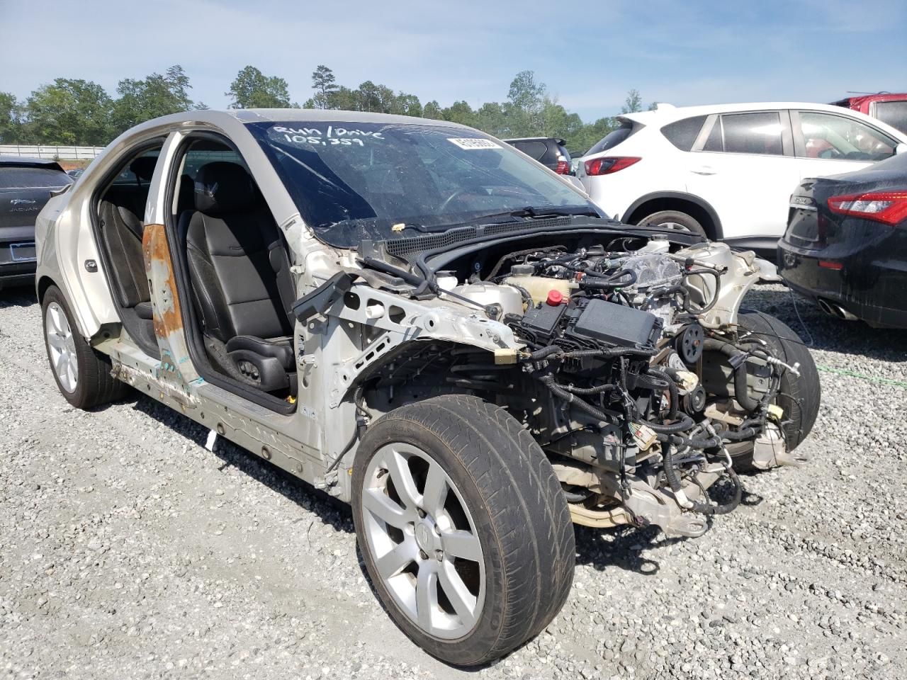 CADILLAC ATS 2013 with VIN 1G6AA5RA4D0145402 - Photo from auction