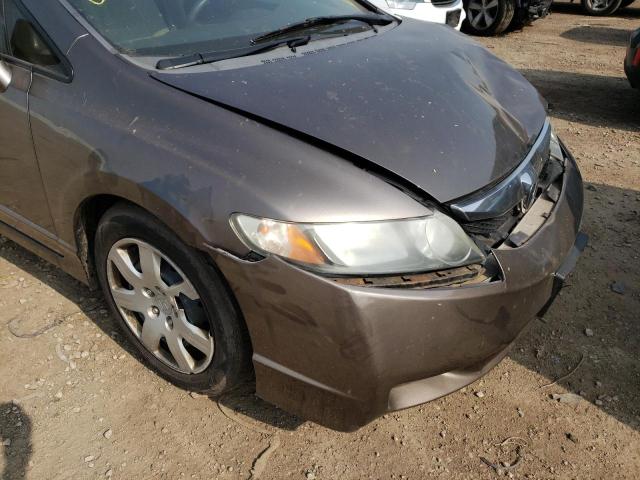 Photo 9 from auction – 2009 HONDA CIVIC LX with VIN 19XFA16559E005473