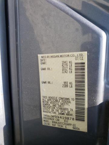 Photo 10 from auction – 2012 NISSAN ALTIMA BAS with VIN 1N4AL2AP3CN419878