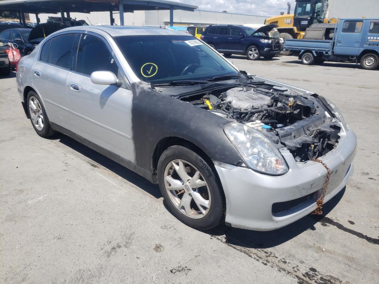 INFINITI G35 2003 with VIN JNKCV51EX3M304597 - Photo from auction