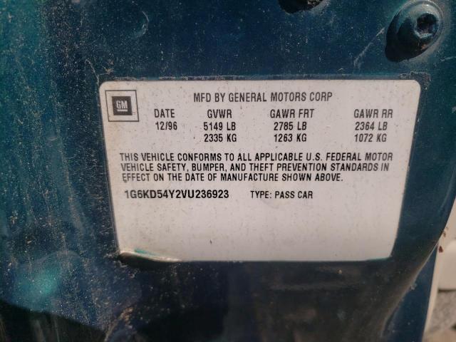 Photo 10 from auction – 1997 CADILLAC DEVILLE with VIN 1G6KD54Y2VU236923