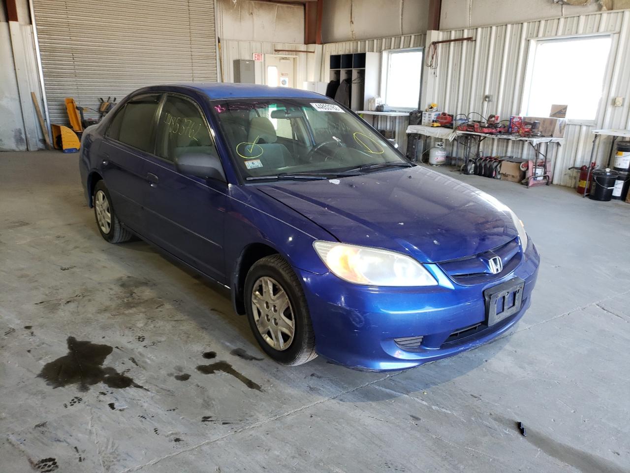 Photo 1 from auction – 2005 HONDA CIVIC DX V with VIN 2HGES16375H534804