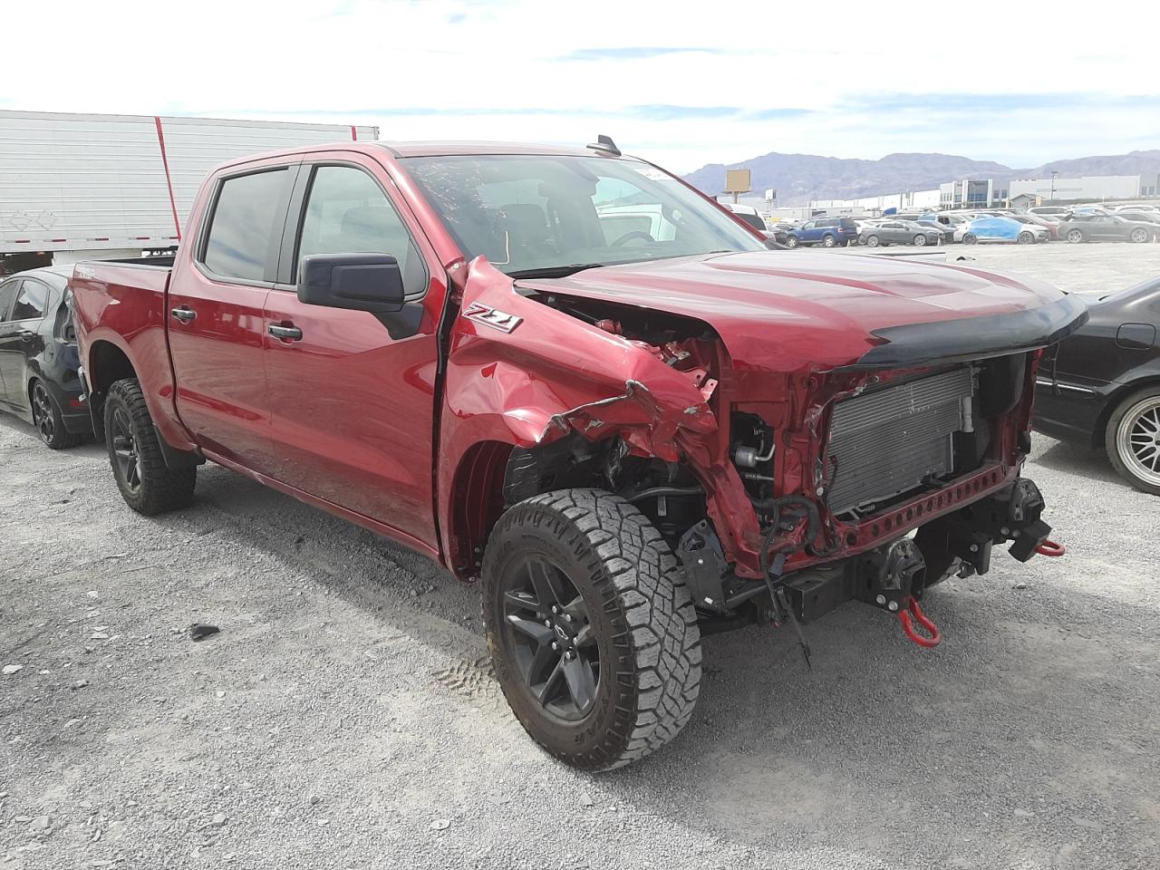 Photo 9 from auction – 2021 CHEVROLET SILVERADO with VIN 1GCPYFED3MZ155052