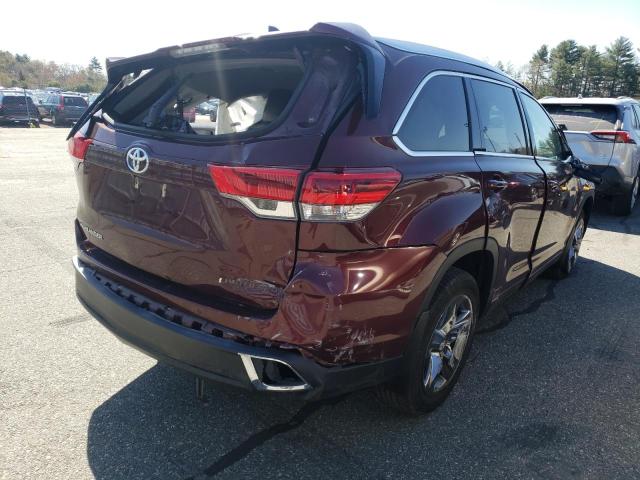 Photo 4 from auction – 2017 TOYOTA HIGHLANDER with VIN 5TDDZRFH6HS410173