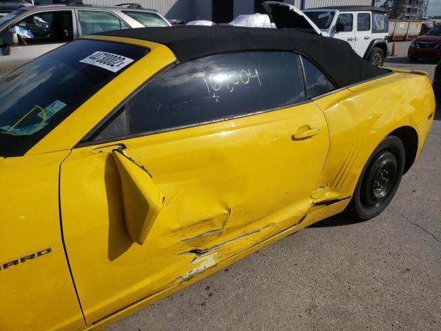 Photo 9 from auction – 2012 CHEVROLET CAMARO LT with VIN 2G1FC3D31C9197755
