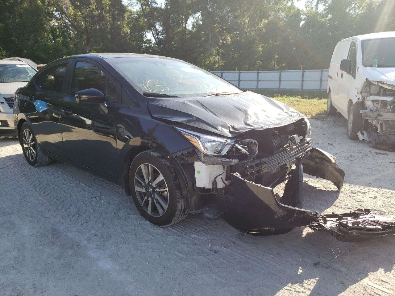 NISSAN VERSA SV 2020 with VIN 3N1CN8EV1LL805646 - Photo from auction