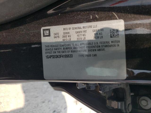 Photo 10 from auction – 2015 BUICK VERANO with VIN 1G4PS5SK3F4189633