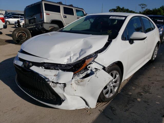 Photo 2 from auction – 2022 TOYOTA COROLLA LE with VIN 5YFEPMAE7NP313059