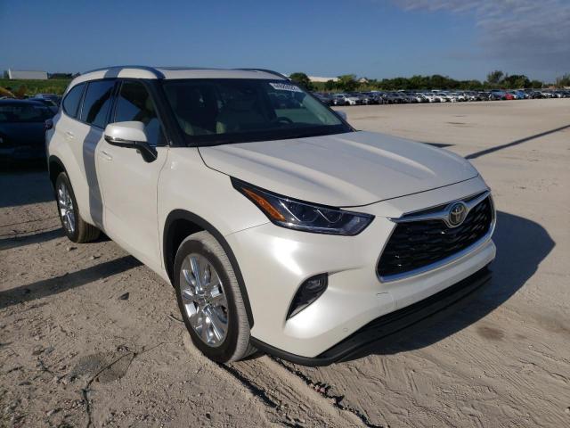 TOYOTA HIGHLANDER 2021 with VIN 5TDYZRAHXMS045659 - Photo from auction