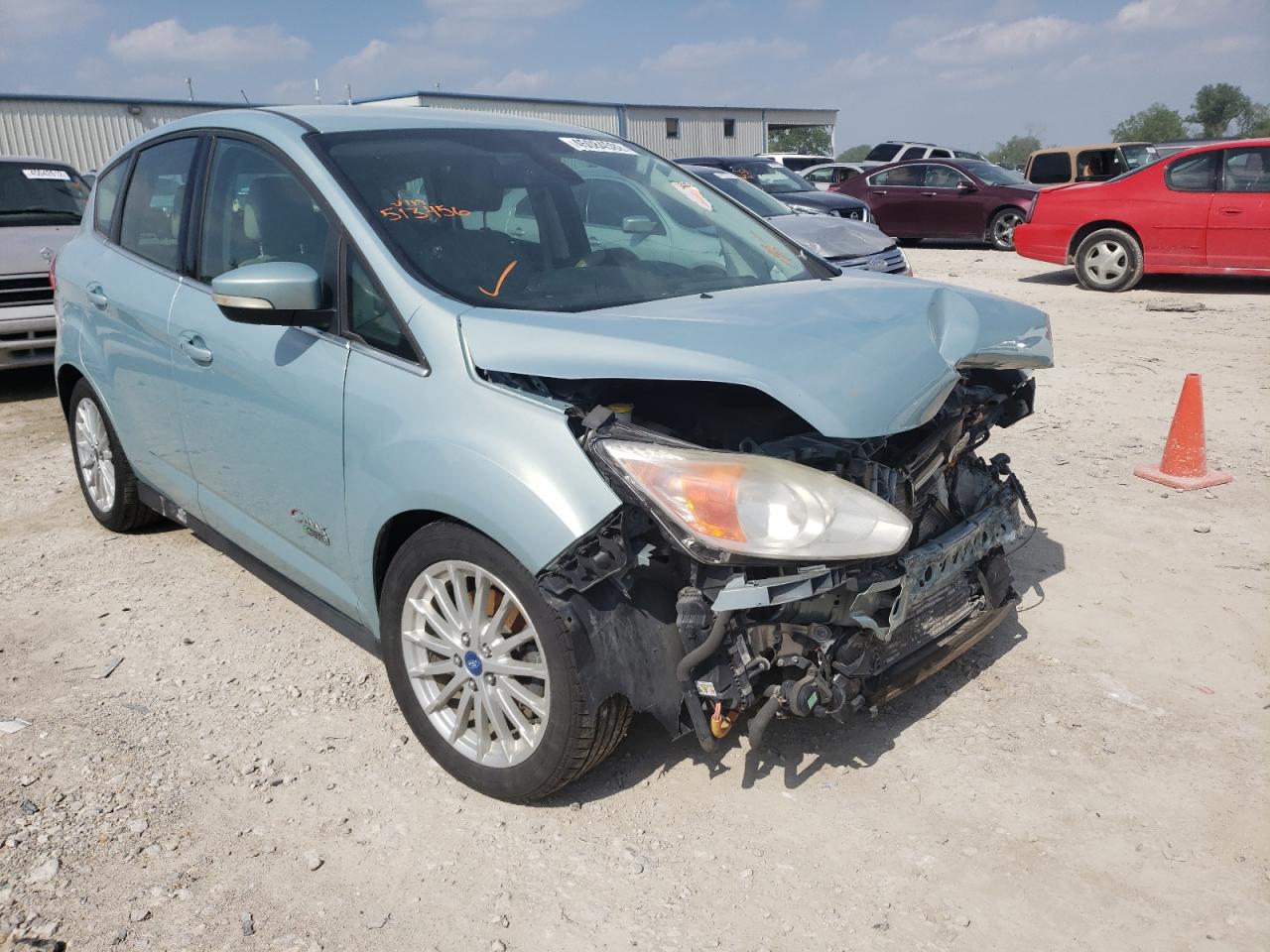 FORD C-MAX PREM 2013 with VIN 1FADP5CU5DL513456 - Photo from auction