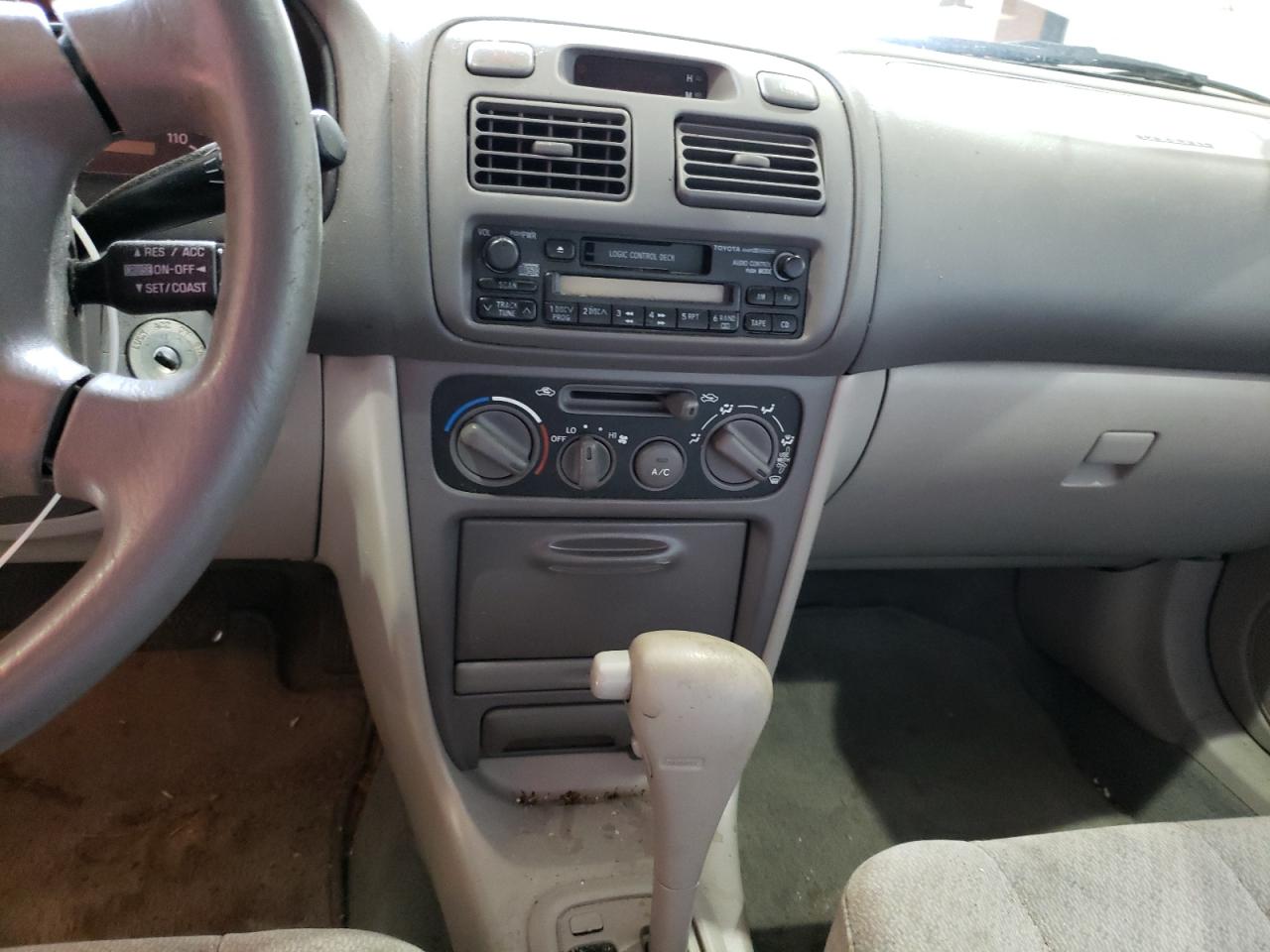 Photo 9 from auction – 2000 TOYOTA COROLLA VE with VIN 1NXBR12E0YZ365663