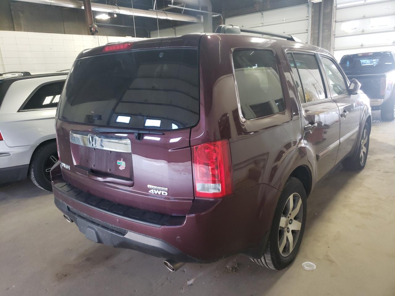 Photo 4 from auction – 2014 HONDA PILOT TOUR with VIN 5FNYF4H9XEB016663