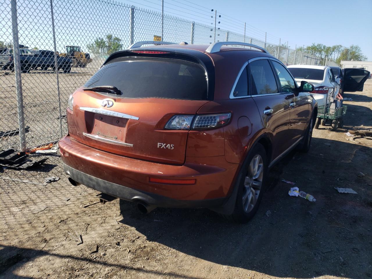 Photo 4 from auction – 2006 INFINITI FX45 with VIN JNRBS08W56X401359