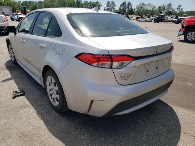 Photo 3 from auction – 2021 TOYOTA COROLLA LE with VIN JTDEPMAE3MJ161168