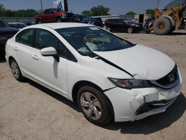 HONDA CIVIC LX 2015 with VIN 2HGFB2F54FH527581 - Photo from auction