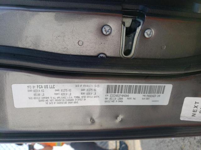 Photo 10 from auction – 2015 DODGE CHARGER SE with VIN 2C3CDXBG2FH846949