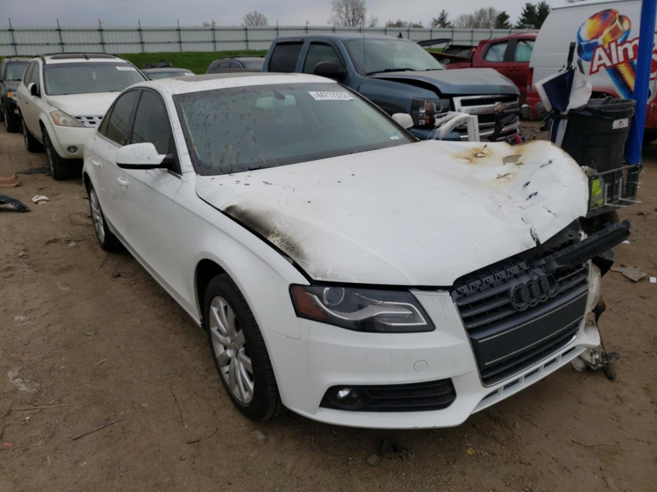 AUDI A4 PREMIUM 2011 with VIN WAUFFAFL2BN050594 - Photo from auction