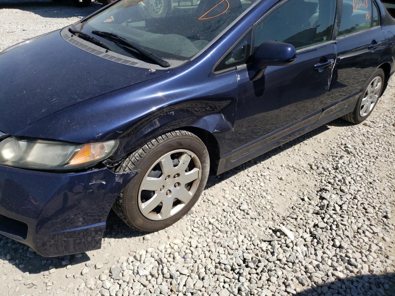 Photo 9 from auction – 2009 HONDA CIVIC with VIN 19XFA16519E003137