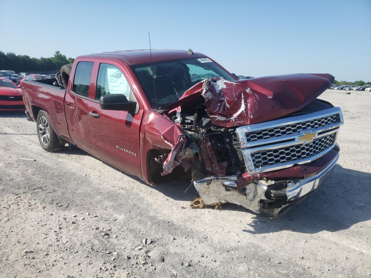 CHEVROLET SILVERADO 2014 with VIN 1GCRCREH2EZ123920 - Photo from auction