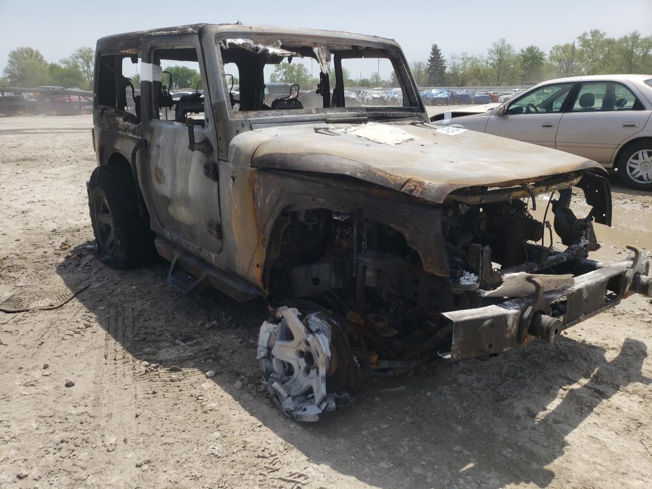 JEEP WRANGLER S 2014 with VIN 1C4AJWAG4EL159643 - Photo from auction
