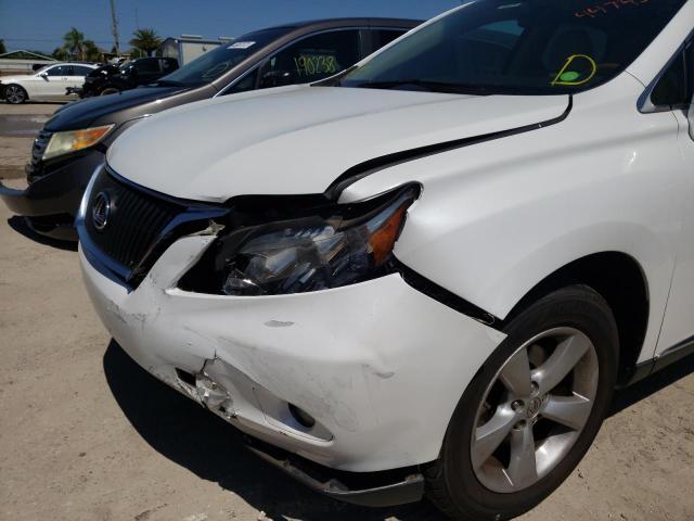 Photo 9 from auction – 2010 LEXUS RX 350 with VIN 2T2BK1BA4AC007860