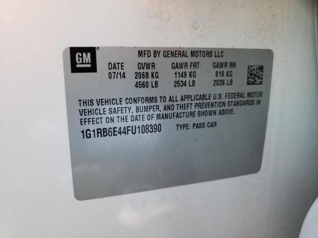 Photo 10 from auction – 2015 CHEVROLET VOLT with VIN 1G1RB6E44FU108390