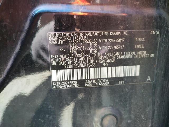 Photo 10 from auction – 2016 TOYOTA RAV4 LE with VIN 2T3BFREV9GW445455