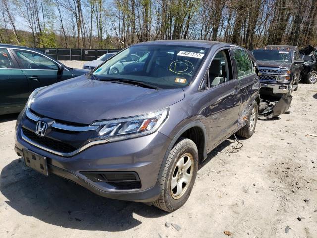 Photo 2 from auction – 2016 HONDA CR-V LX with VIN 5J6RM4H35GL116850