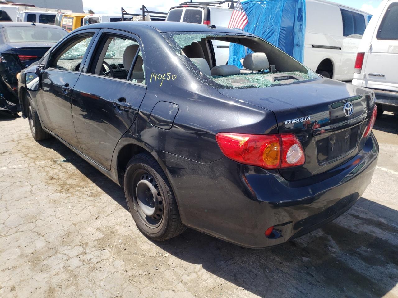 Photo 3 from auction – 2009 TOYOTA COROLLA BA with VIN JTDBL40E49J013425