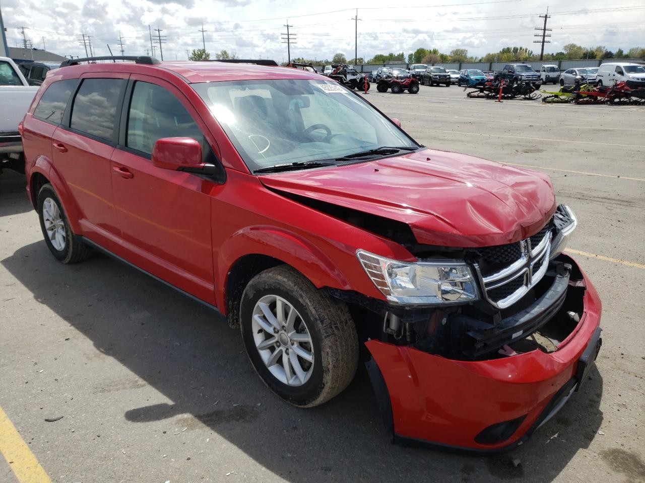 DODGE JOURNEY SX 2013 with VIN 3C4PDCBB9DT685062 - Photo from auction