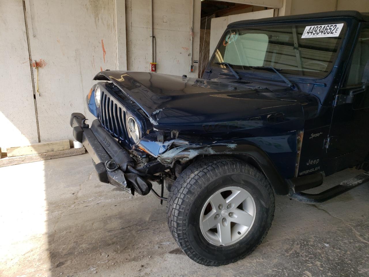 Photo 9 from auction – 2002 JEEP WRANGLER / with VIN 1J4FA49S52P765180