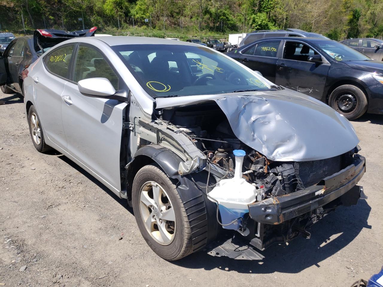 HYUNDAI ELANTRA SE 2014 with VIN 5NPDH4AE2EH456331 - Photo from auction