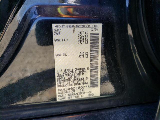 Photo 10 from auction – 2016 NISSAN ALTIMA 2.5 with VIN 1N4AL3AP9GC180778
