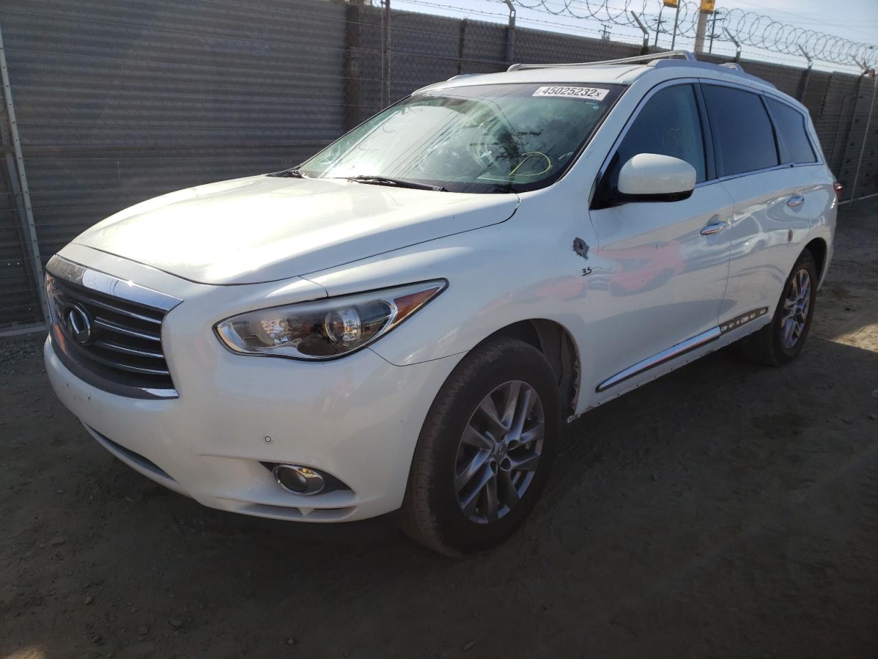 Photo 2 from auction – 2014 INFINITI QX60 with VIN 5N1AL0MNXEC533802