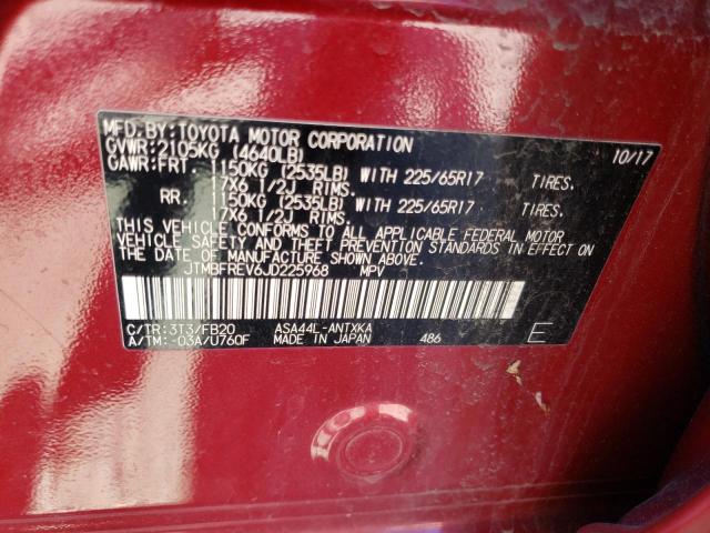 Photo 10 from auction – 2018 TOYOTA RAV4 LE with VIN JTMBFREV6JD225968