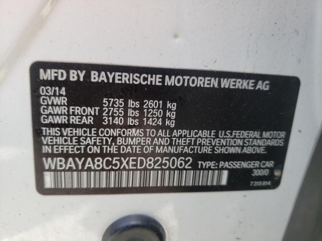Photo 1 from auction – 2014 BMW 750 I with VIN WBAYA8C5XED825062