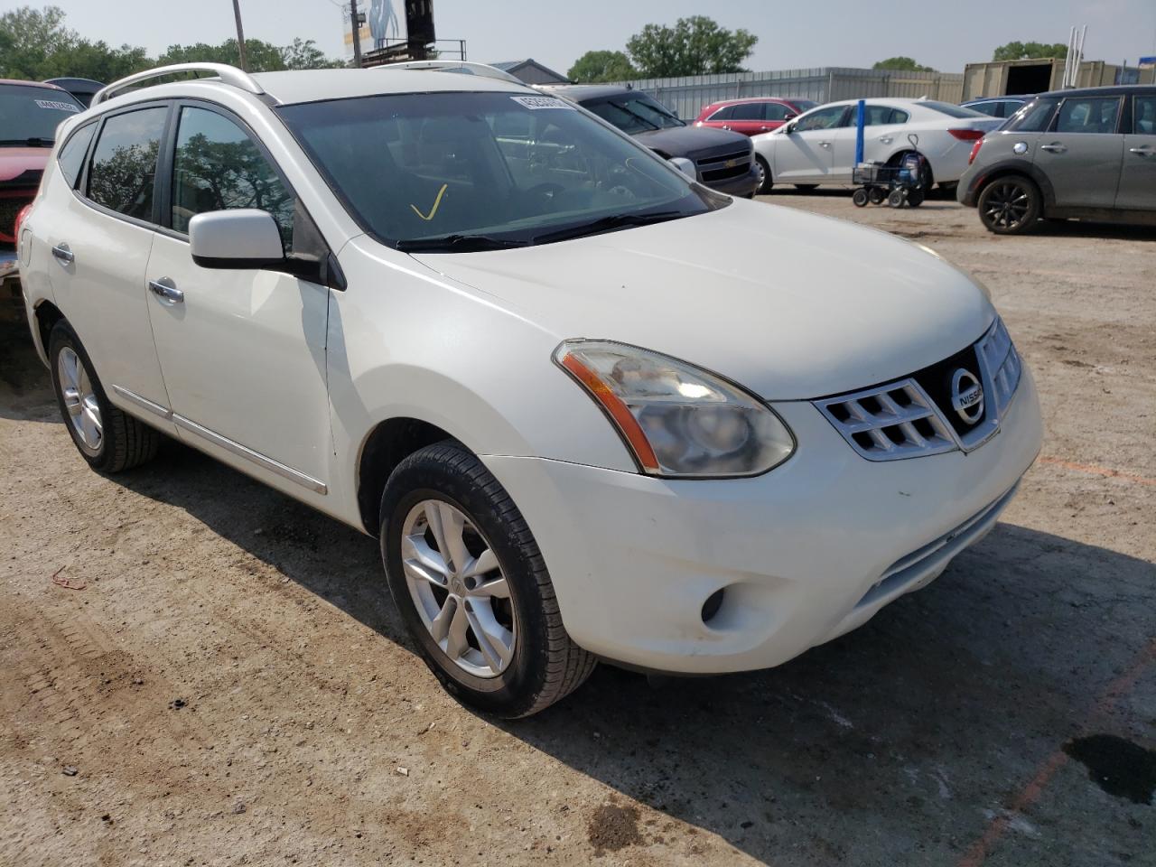 NISSAN ROGUE S 2012 with VIN JN8AS5MV1CW415335 - Photo from auction