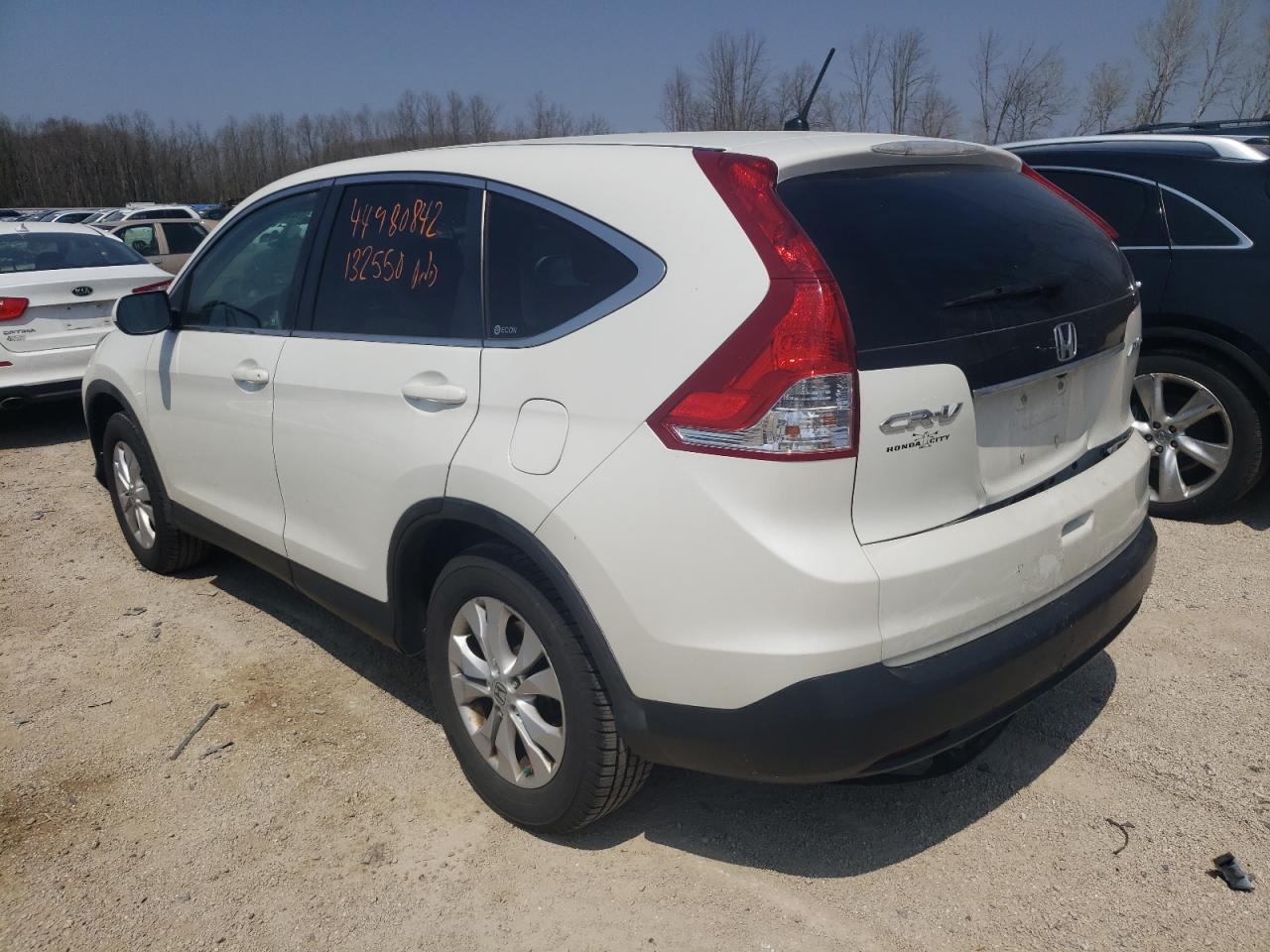 Photo 3 from auction – 2012 HONDA CR-V EX with VIN 5J6RM4H57CL019306